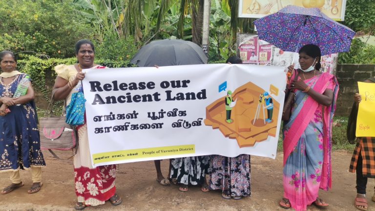 “Stop all’espropriazione delle terre! Stop alla legge PTA” – i Tamil continuano a chiedere giustizia